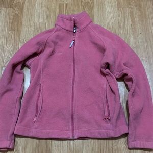 Columbia fleece zip up jacket medium